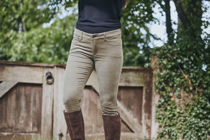 Dubarry Honeysuckle Cord Trouser - Dusky Green-6